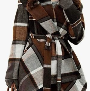 Womens wrap coat